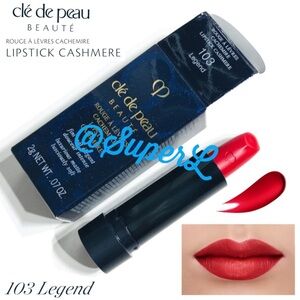2/$20 NEW CDP CLE DE PEAU BEAUTE Lipstick Cashmere 103 Legend Red Lip